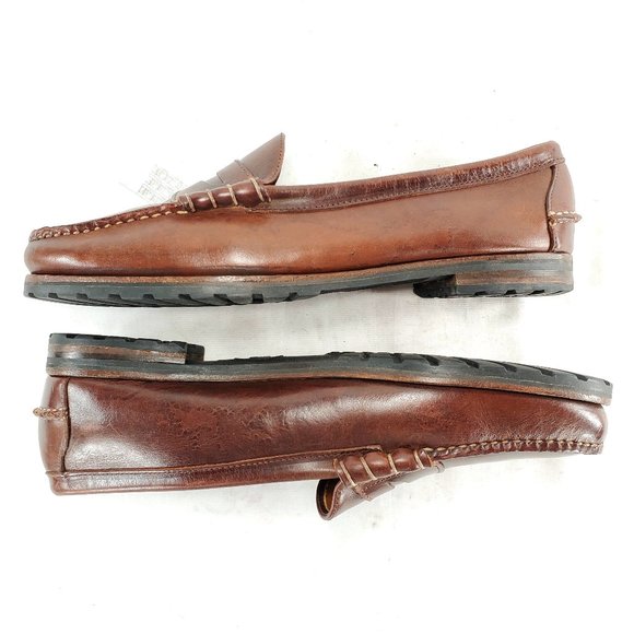 Allen Edmonds Gorham Mens Leather Penny Loafers - Picture 7 of 8